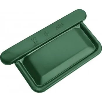 okap čílko hliníkové hranaté mechově zelené 250 mm