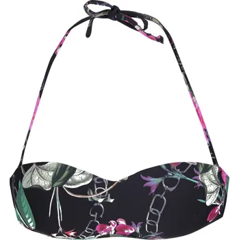 Guess Vrchní část bikin PADDED BANDEAU | Barva:černý | Velikost:XS