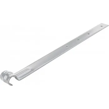 okap Držák žlabu pozinkovaný bílo hliníkový pro žlab 280 mm