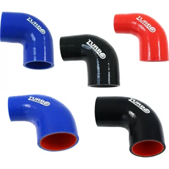 Zahradní hadice Silikonové redukční koleno 90° , 63mm (2,5") na 76mm (3")