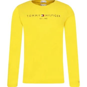 Pánské oblečení Tommy Hilfiger Tričko s dlouhým rukávem ESSENTIAL | Barva:žlutý | Velikost:128