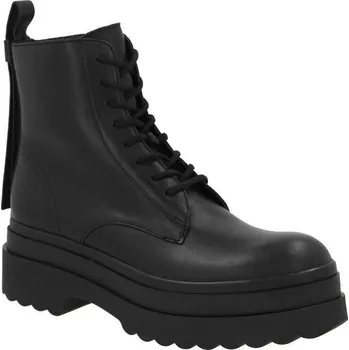 Pánská zimní obuv Red Valentino Kůžoné kotníkové boty COMBAT | Barva:černý | Velikost:36