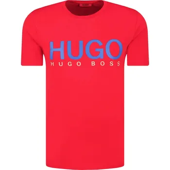 Pánské tričko HUGO Tričko Dolive | Barva:červený | Velikost:M
