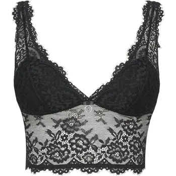 Dámské tričko Emporio Armani Krajkový podprsenka | Barva:černý | Velikost:S