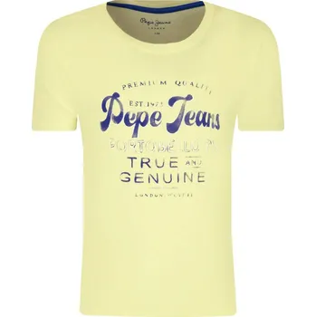 Pánské tričko Pepe Jeans London Tričko ALBERT | Barva:žlutý | Velikost:140