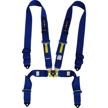 Návlek na bezpečnostní pás FIA 4 bodové bezpečnostní pásy RACES, modré