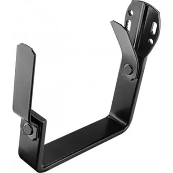 okap Hák hliníkový hranatý do krokve černý 400 mm