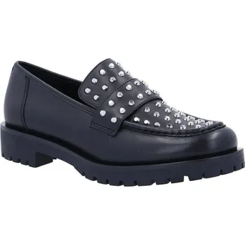 Dámské mokasíny Michael Kors Kůžoné mokasíny HOLLAND | Barva:černý | Velikost:37