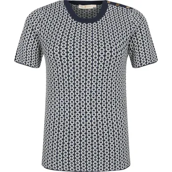 Dámské tričko TORY BURCH Halenka Gemini Link | Barva:tmavě modrá | Velikost:S