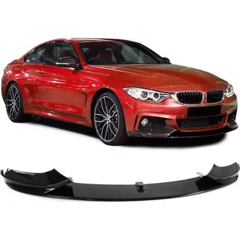 Tuning Sport Spoiler lip předního nárazníku černý lesklá pro . BMW 4 Series F32 Coupe
