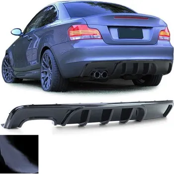 Tuning Zadní performance difuzor černý lesklá pro . BMW 1 Series E82 E88 07-13