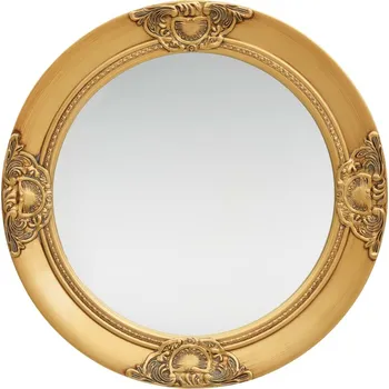 Zrcadlo Recenze Nástěnné zrcadlo Seall barokní styl 50 cm zlaté