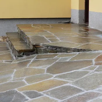 Venkovní dlažba Velkoformátová nepravidelná dlažba - ocelová 15 m² (2 – 4 ks/m²) 10 m²