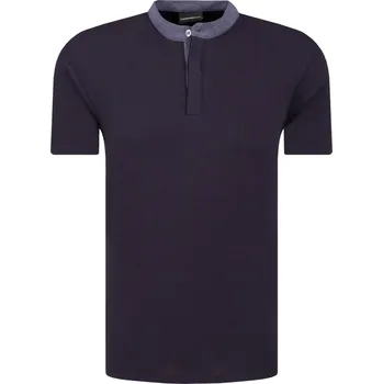Pánské tričko Emporio Armani Polokošile | Barva:tmavě modrá | Velikost:S