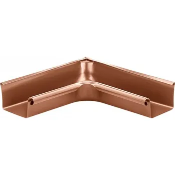 Střecha Roh hliníkový hranatý měděno hnědý 330 mm vnitřní
