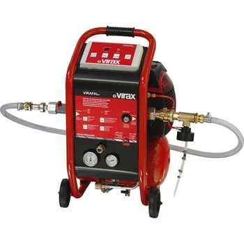 Kompresor VIRAX Proplachovací centrála VIRAFAL® + injektor + dávkovač + rukojeť + madlo