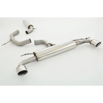 76mm Výfukový systém- Duplex VW Golf VI R Cabrio - s certifikátem ECE (991447R-X3-X)