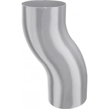 okap Koleno pozinkované bílo hliníkové odskokové 100 mm