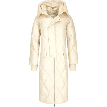 Silvian Heach Péřový kabát CHUCK | Barva:krémová | Velikost:XXS