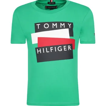 Pánské tričko Tommy Hilfiger Tričko | Barva:zelený | Velikost:176