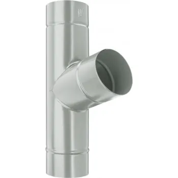 okap Odbočka svodu hliníková zinkově šedá 100/ 80 mm