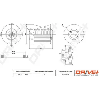 Palivový filtr Palivový filtr Dr!ve+ DP1110.13.0081