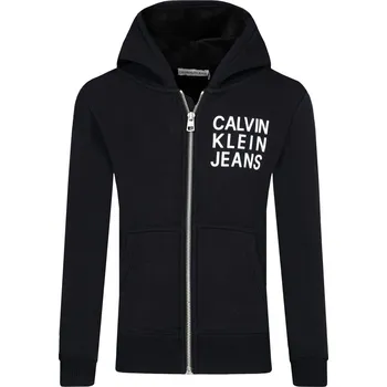 Pánská mikina CALVIN KLEIN JEANS Mikina LOGO | Barva:černý | Velikost:116