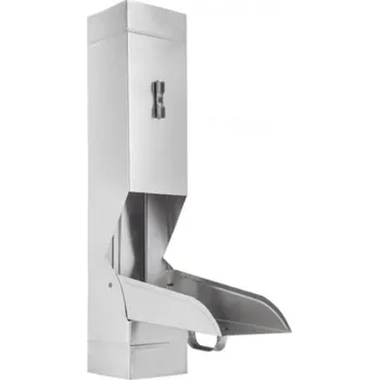 Střecha Zachytávač vody titanzinkový hranatý 80 mm