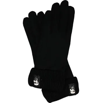 Módní doplněk Karl Lagerfeld Rukavice Ikonik | Barva:černý | Velikost:L