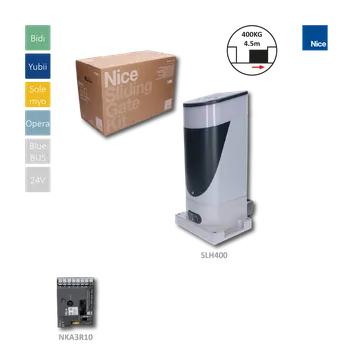 Pohon brány Pohon SLIGHT pro posuvnou bránu do 400 kg s LED osvětlením, motor 24 V, 250 W, 6 Nm, elektronika NKA3R10