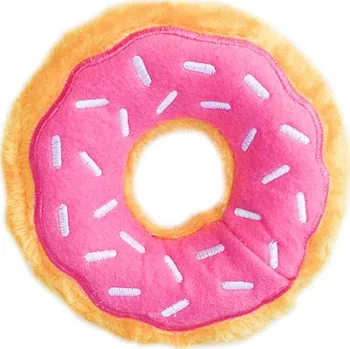 Hračka pro psa ZippyPaws Plyšový mini Donut ZippyPaws, jahodový