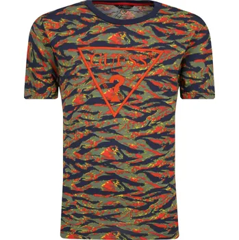 Pánské tričko Guess Tričko | Barva:khaki | Velikost:122