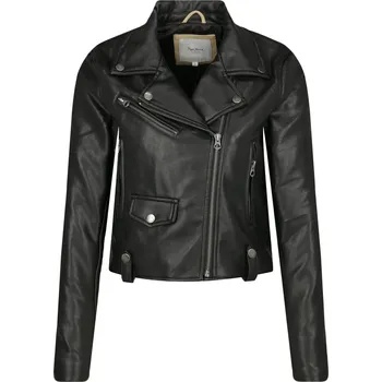 Dámská casual bunda Pepe Jeans London Křivák GWEN | Barva:černý | Velikost:XS