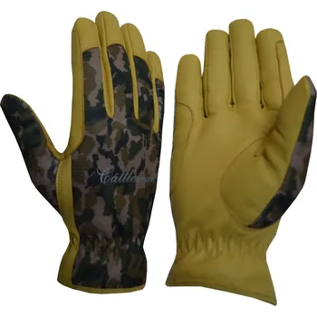 Jezdecké rukavice Cattleman´s Westernové rukavice Camouflage Velikost: L