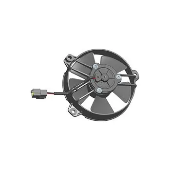 Ventilátor topení a klimatizace Univerzální elektrický ventilátor SPAL 130mm - tlačný, 24V