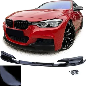 Tuning Spoiler lip předního nárazníku černý lesklá pro . BMW 3 Series F30 F31 15-19