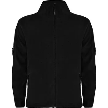 pracovní mikina ROLY Mikina LUCIANE na zip, fleecová, pánská E1195-02-XXL 2XL Černá