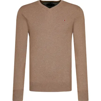 Pánský svetr Tommy Hilfiger Svetr PIMA | Barva:béžový | Velikost:M