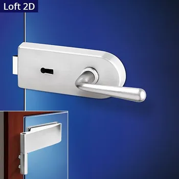 Dveřní kování ACT SERVIS ACT - Charlie Loft OV 2D Provedení: BEZ OTVORU, Povrch: ONS - nikl matný