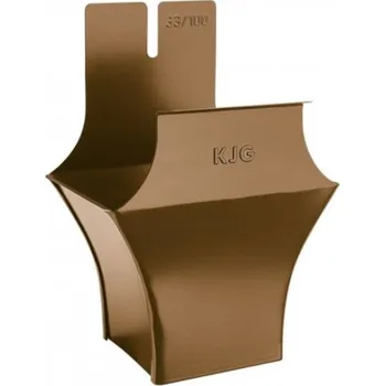 Střecha Kotlík pozinkovaný hranatý metalický měděný 400/120 mm