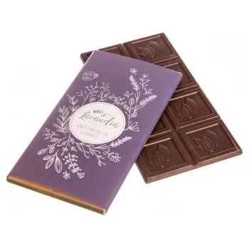 Čokoláda Čokoláda hořká s levandulí