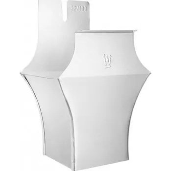 okap Kotlík hliníkový hranatý přírodní 400/120 mm