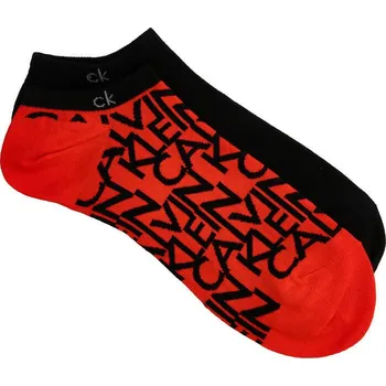 Pánské ponožky Calvin Klein Ponožky 2-pack DEANGELO | Barva:červený | Velikost:39/42