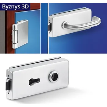 ACT SERVIS ACT - Sada Byznys HR pro skl. dveře Provedení: PZ (vložkový zámek), Povrch: IN - nerez