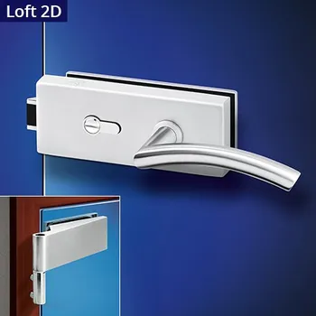 Dveřní kování ACT SERVIS ACT - Pipa Loft HR 2D Provedení: PZ (vložkový zámek), Povrch: IN - nerez