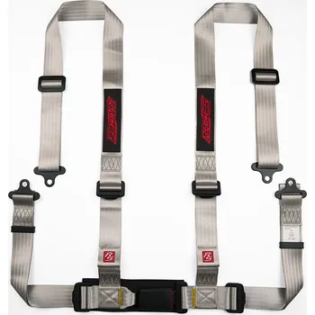 Návlek na bezpečnostní pás 4-bodové bezpečnostní pásy RACES Classic, 2" (50 mm), šedá, schválení E8