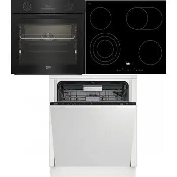 Vestavná trouba Set spotřebičů BBIR17300BCS + HIC64404T + BDIN38524Q BEKO