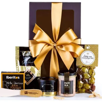 Dárkový potravinový koš Dárkovna s.r.o. - Masový dárkový box