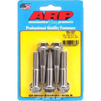 Šroub M10 x 1.25 x 50 hex SS šrouby (5ks)