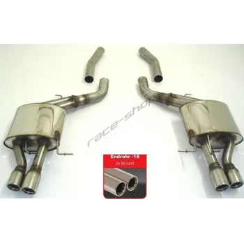 Tlumič výfuku 70mm Sportovní tlumič výfuku- Duplex BMW E60 M5 certifikátem ECE (861315D-X)